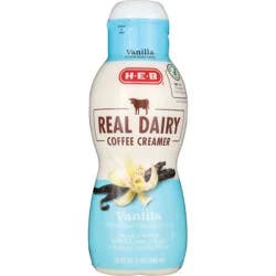H-E-B Real Dairy Liquid Coffee Creamer - Vanilla