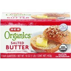 H-E-B Organics Salted Butter