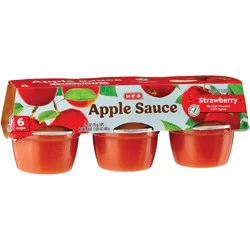 H-E-B Strawberry Applesauce Cups
