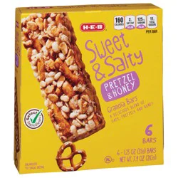 H-E-B Sweet & Salty Pretzel & Honey Granola Bars