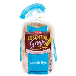 H-E-B Essential Grains Jewish Rye Sliced Bread