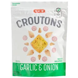 H-E-B Garlic & Onion Premium Croutons
