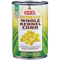 H-E-B Gold & White Whole Kernel Corn
