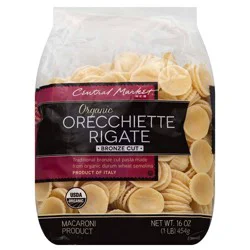 Central Market Organic Orecchiette Rigate Bronze Cut Pasta