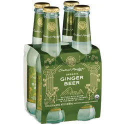 Central Market Organic Ginger Beer 6.8 oz Bottles