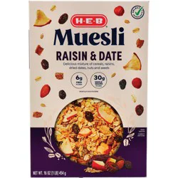 H-E-B Raisin & Date Muesli