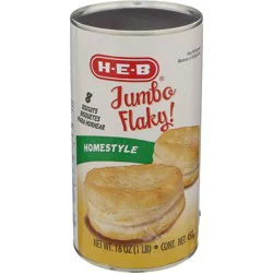 H-E-B Jumbo Flaky Homestyle Biscuits