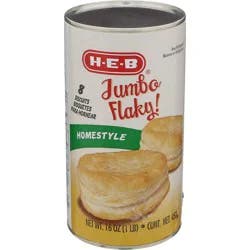 H-E-B Jumbo Flaky Homestyle Biscuits