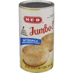 H-E-B Jumbo Buttermilk Biscuits