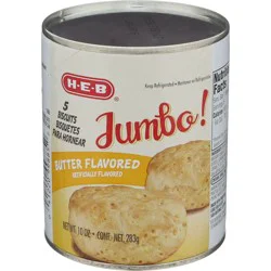 H-E-B Jumbo Butter-Flavored Biscuits