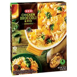 H-E-B Frozen Chicken Broccoli & Rice Casserole