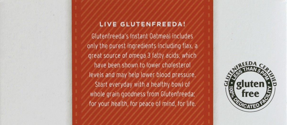 slide 4 of 4, Glutenfreeda Instant Oatmeal Banana Maple With Flax, 10.5 oz