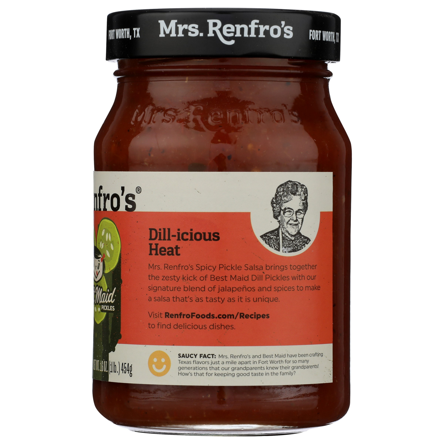 slide 3 of 4, Mrs. Renfro's Med Hot Spicy Pickle Salsa 16 oz, 16 oz