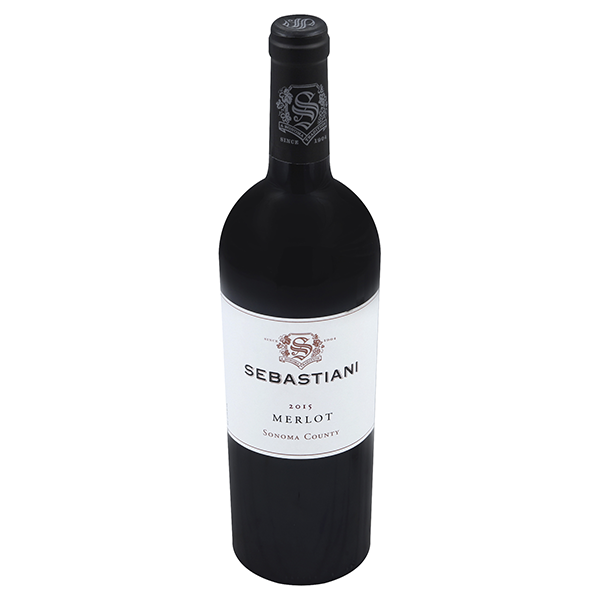 slide 1 of 1, Sebastiani Vineyards and Winery Sebastiani Sonoma Merlot, 750 ml