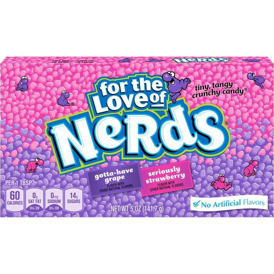 slide 1 of 1, Nerds Ferrara Candy Company Valentine Strawberry & Punch Candy, 5 oz