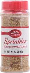 Betty Crocker Gold Shimmer Sugar Sprinkles 2.2 oz
