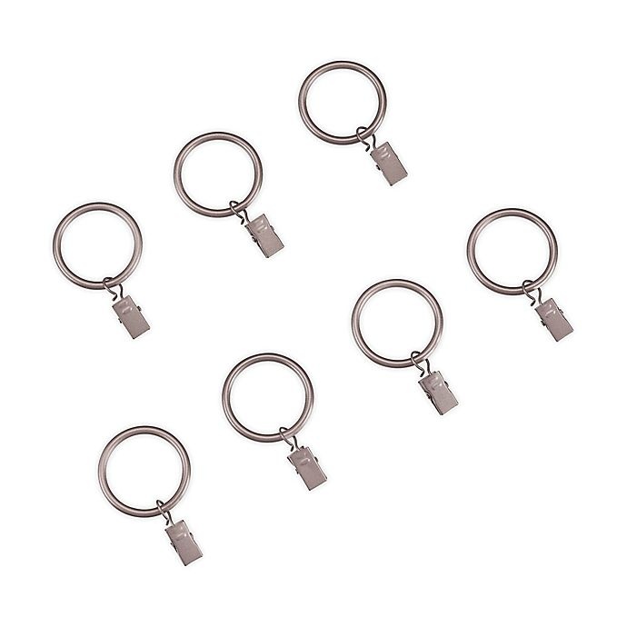 slide 1 of 1, Cambria Classic Clip Rings - Oil Rubbed Bronze, 7 ct