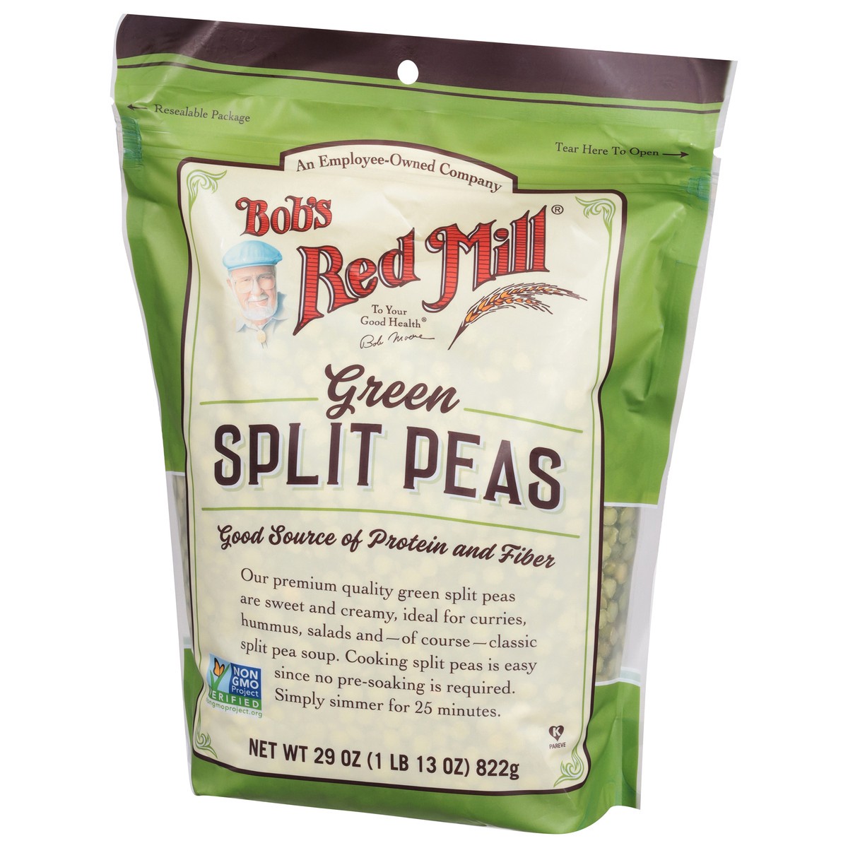 slide 5 of 13, Bob's Red Mill Green Split Peas 29 oz, 29 oz