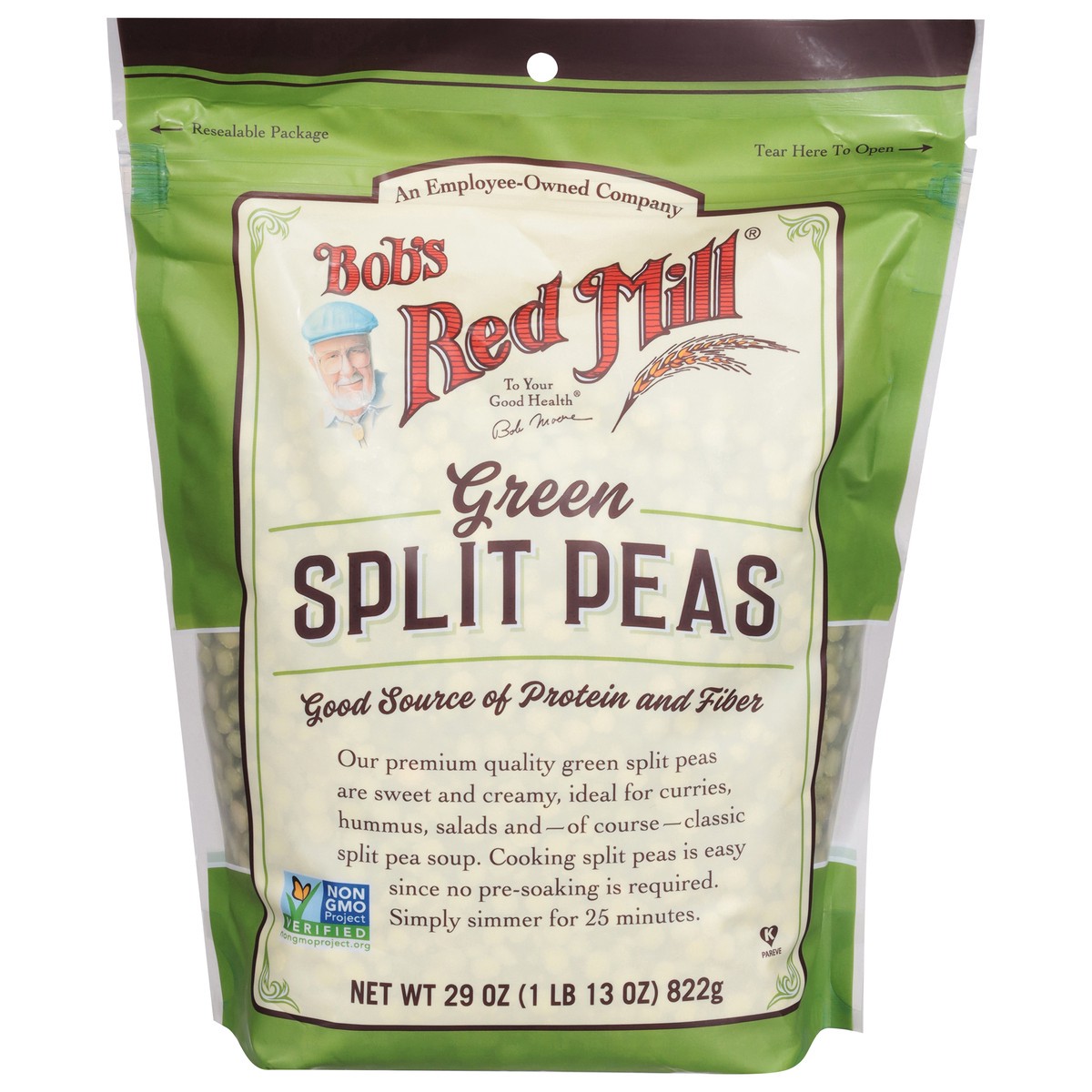 slide 13 of 13, Bob's Red Mill Green Split Peas 29 oz, 29 oz