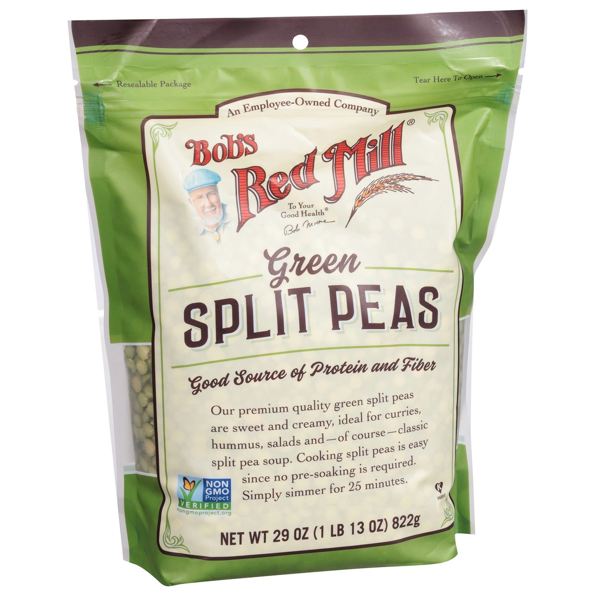 slide 7 of 13, Bob's Red Mill Green Split Peas 29 oz, 29 oz