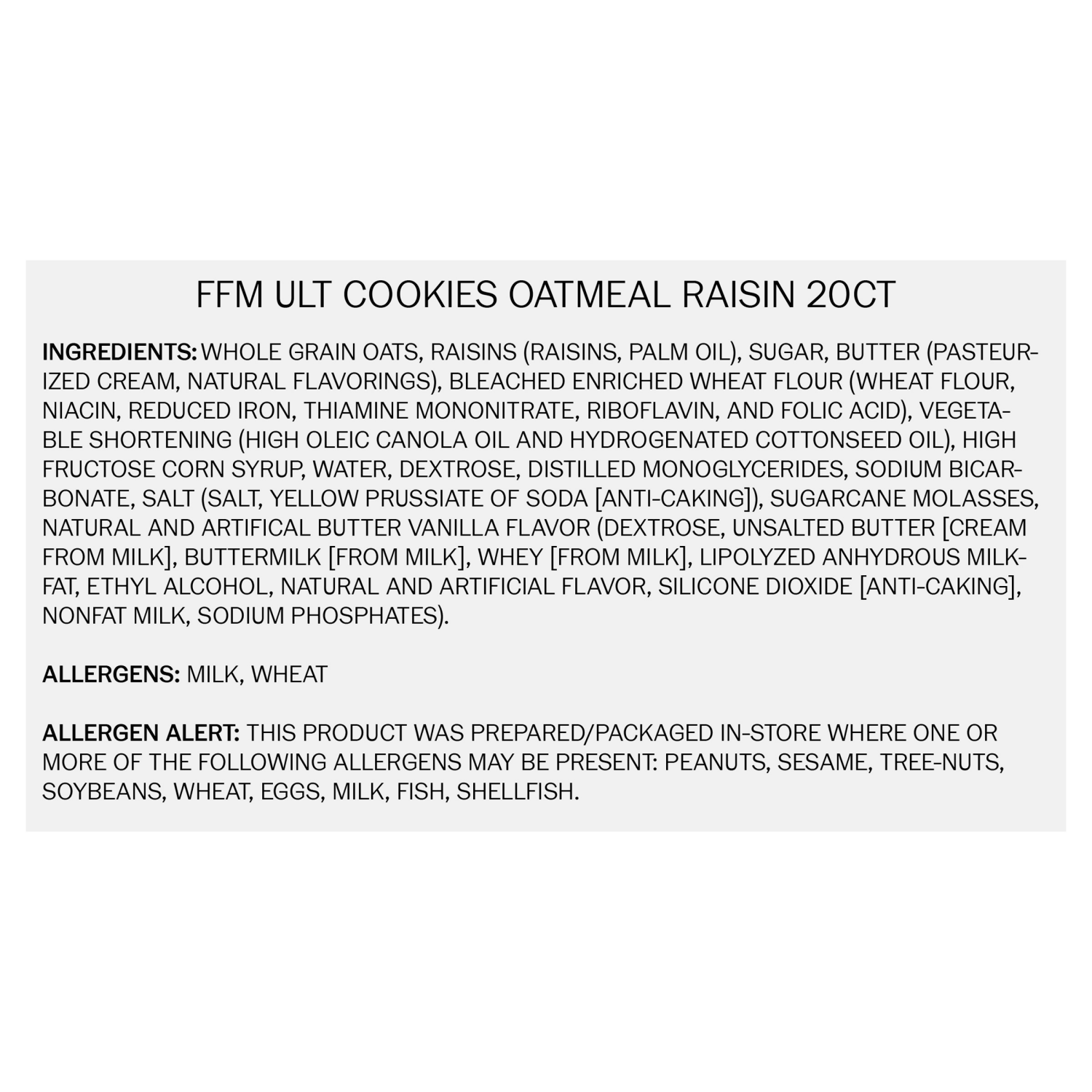 slide 2 of 4, Fresh from Meijer Ultimate Oatmeal Raisin Cookies, 20 Count, 20 ct