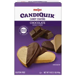 Meijer Candiquik Chocolate Flavored Coating, 16 Oz