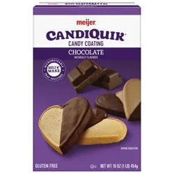 Meijer Candiquik Chocolate Flavored Coating, 16 Oz