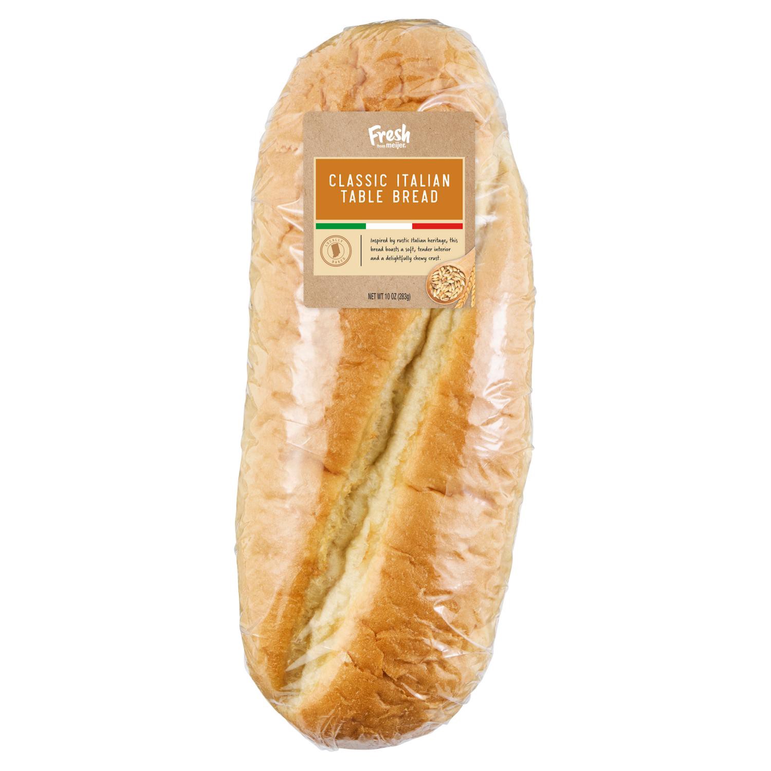 slide 1 of 3, Fresh From Meijer Classic Italian Bread, 10 Oz, 10 oz
