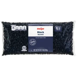 Meijer Black Beans, 16 Oz