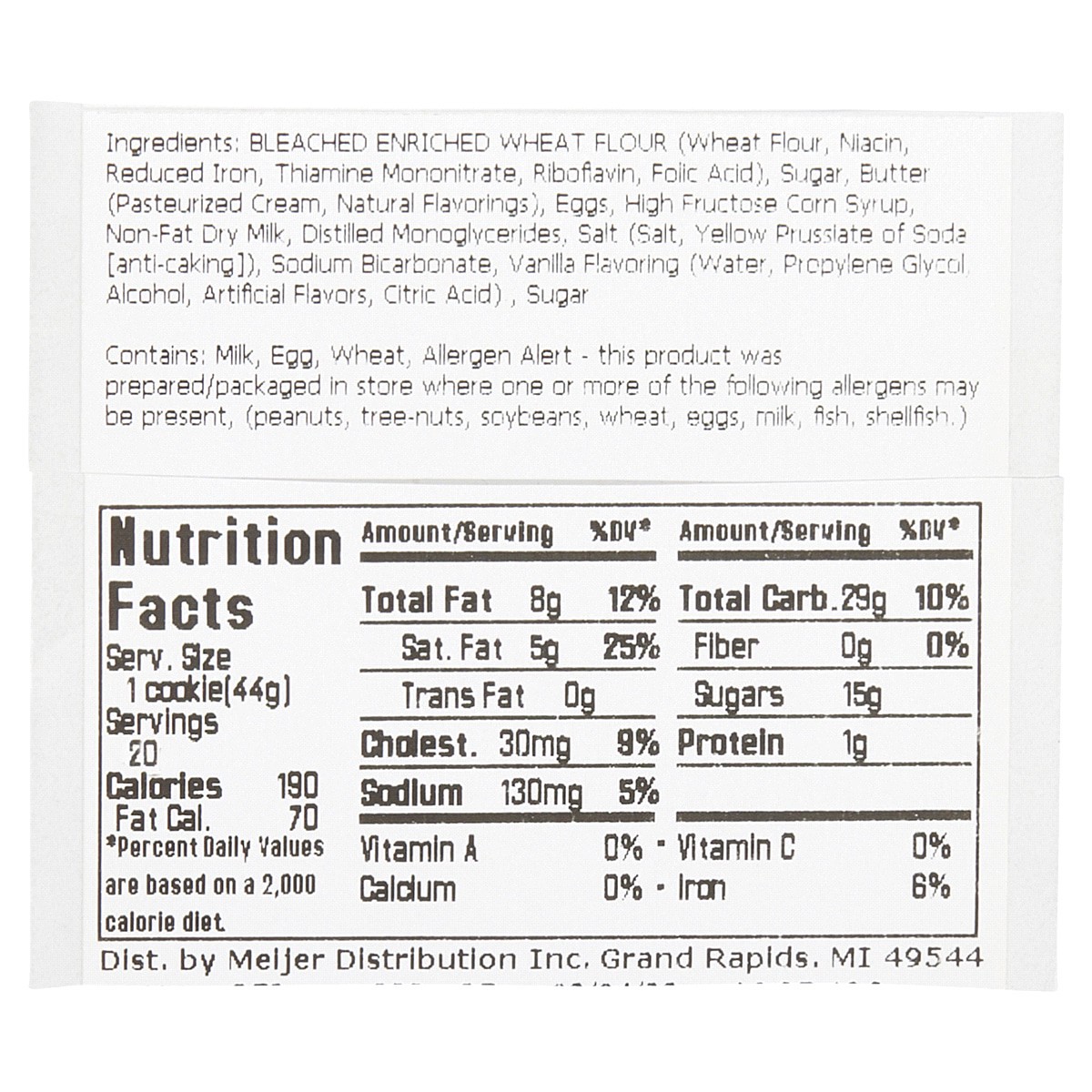 slide 10 of 13, Fresh from Meijer Ultimate Sugar Cookies, 20 ct