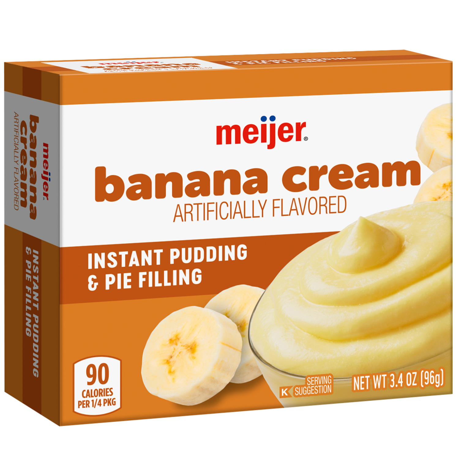 slide 6 of 8, Meijer Instant Banana Cream Pudding & Pie Filling - 3.4 oz, 3.4 oz