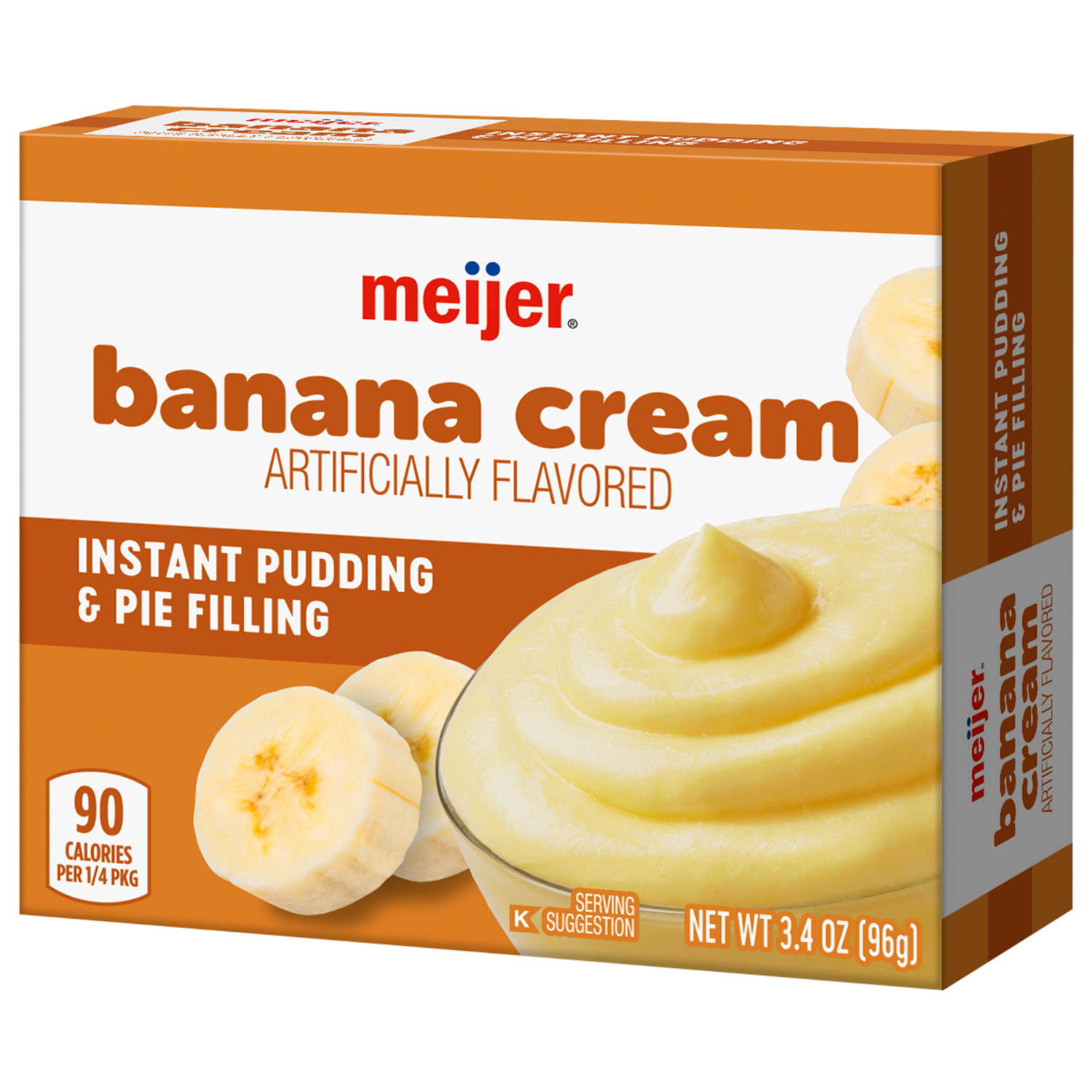 slide 7 of 8, Meijer Instant Banana Cream Pudding & Pie Filling - 3.4 oz, 3.4 oz