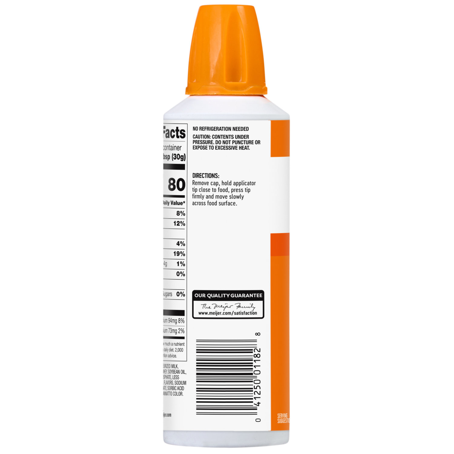 slide 2 of 3, Meijer Spray Cheese Sharp Cheddar, 8 oz