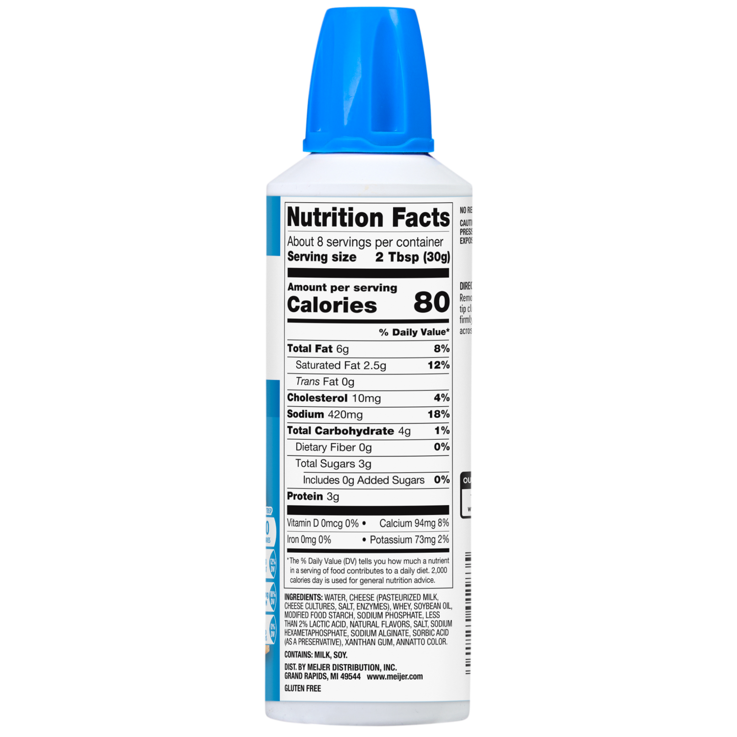 slide 3 of 3, Meijer American Party Snack Cheese - 8 oz, 8 oz