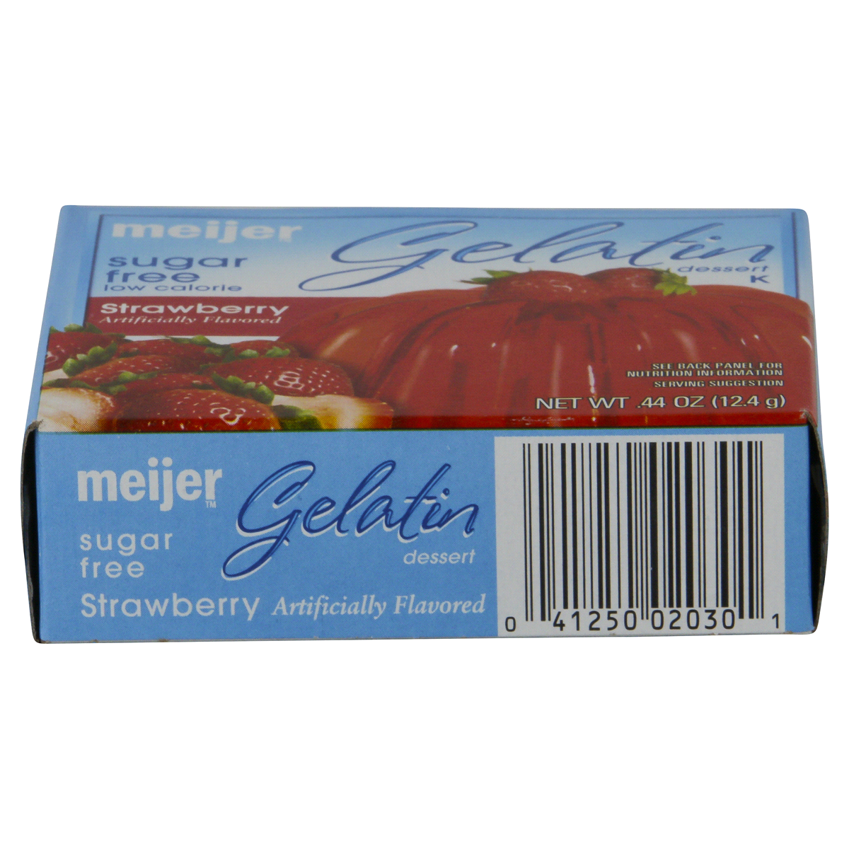slide 2 of 3, Meijer Sugar-Free Strawberry Gelatin Dessert,, 0.44 oz