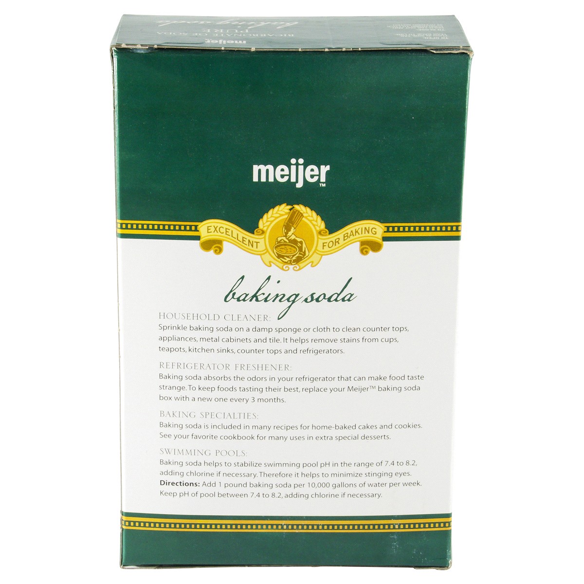 slide 16 of 21, Meijer Baking Soda, 64 oz