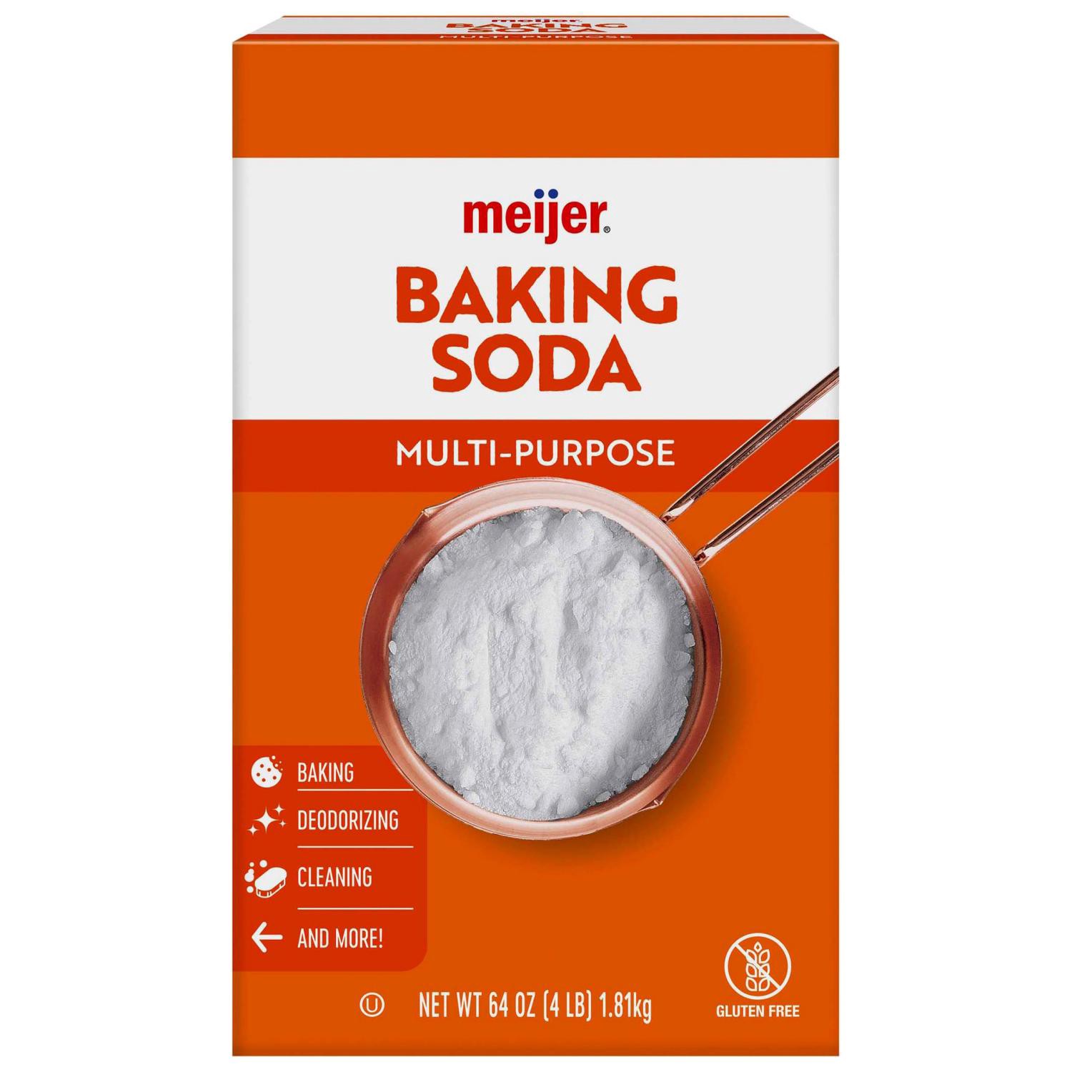 slide 1 of 21, Meijer Baking Soda, 64 Oz, 64 oz