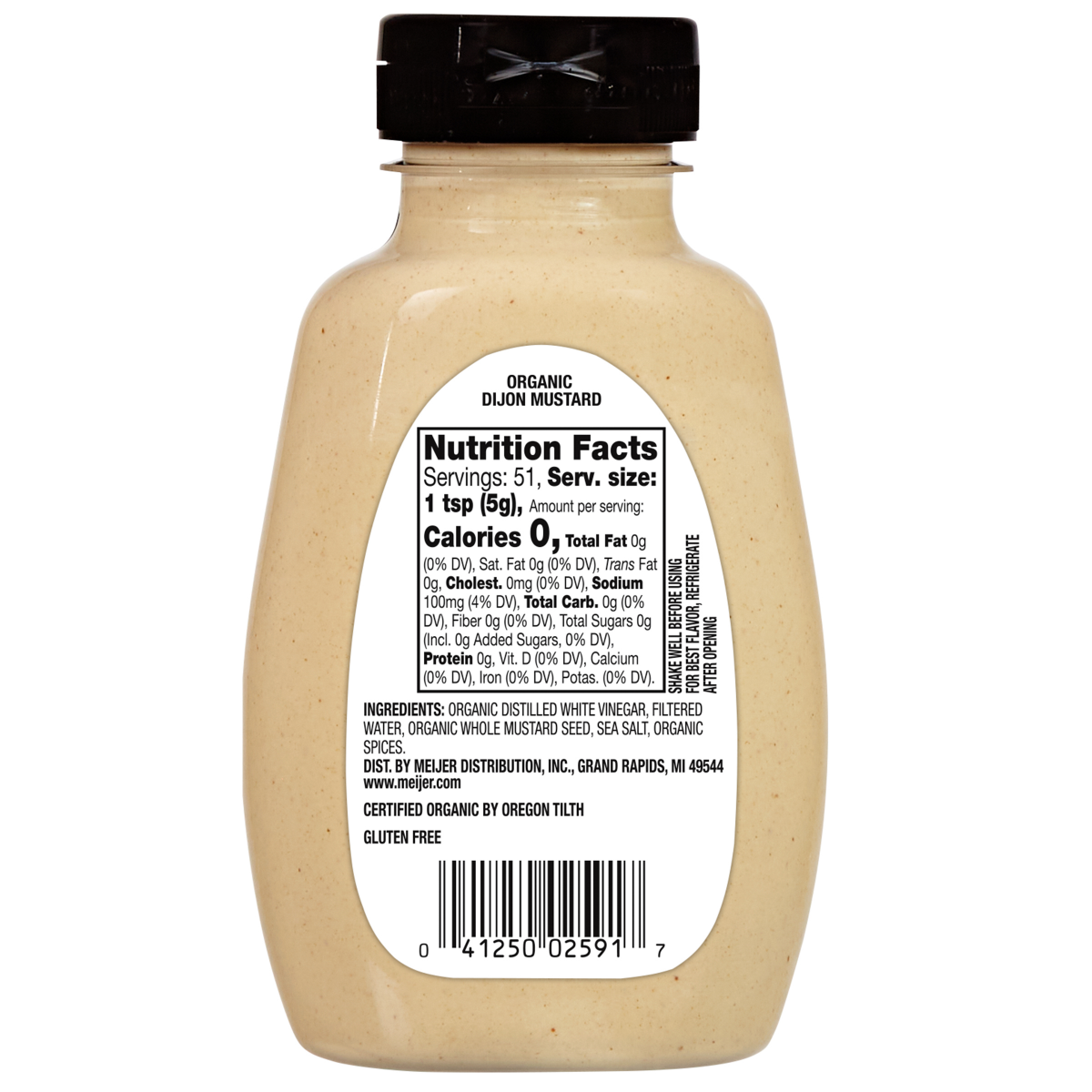 slide 2 of 2, True Goodness Organic Dijon Mustard, 9 oz