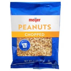 Meijer Chopped Peanuts - 2.1 oz