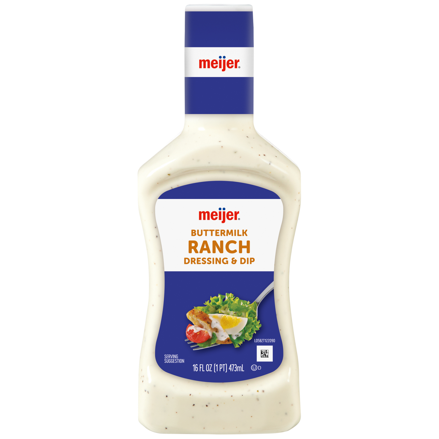 slide 1 of 2, Meijer Buttermilk Ranch Dressing, 16 oz
