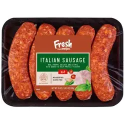 Fresh from Meijer Hot Italian Sausage