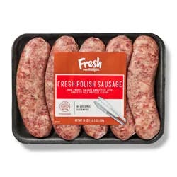 Fresh from Meijer Fresh Polish Sausage, 19 oz