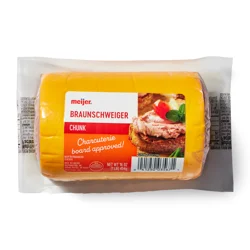 Meijer Chunk Braunschweiger, 16 Oz