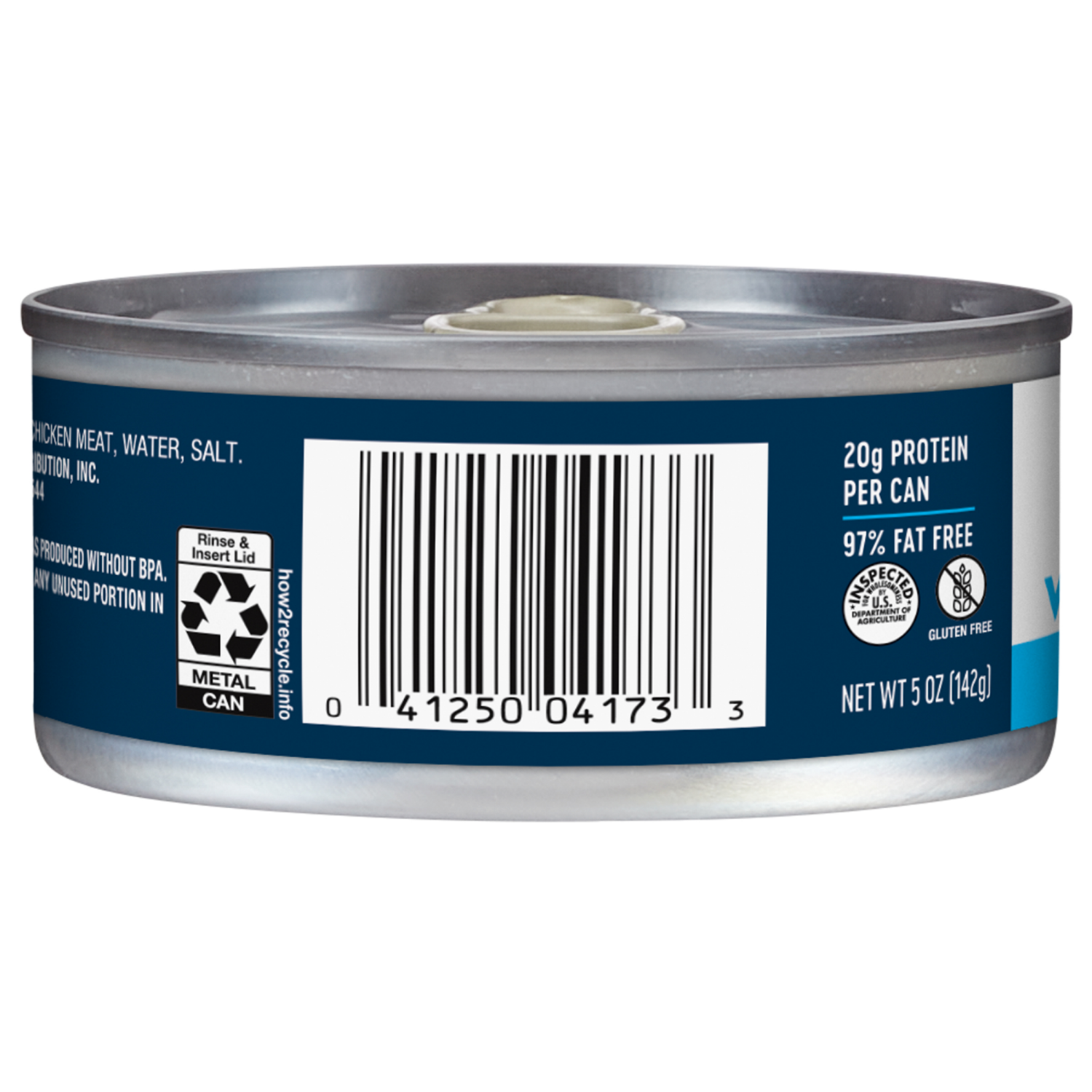 slide 2 of 3, Meijer Premium Chunk Canned White Chicken, 5 oz