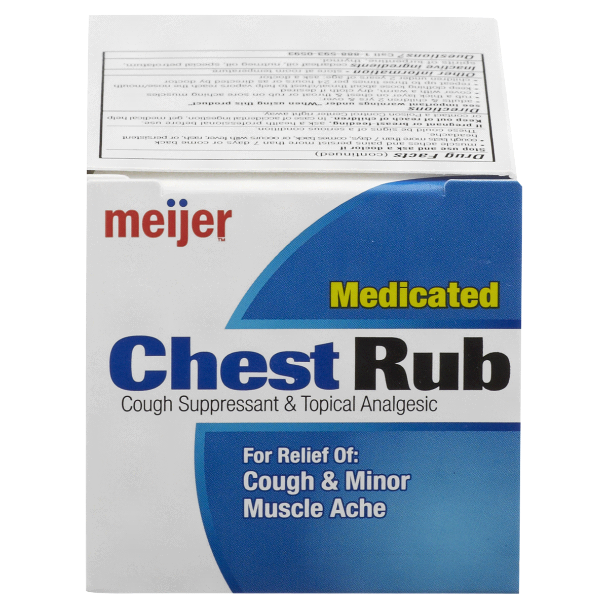 Meijer Medicated Chest Rub 3.53 oz Shipt