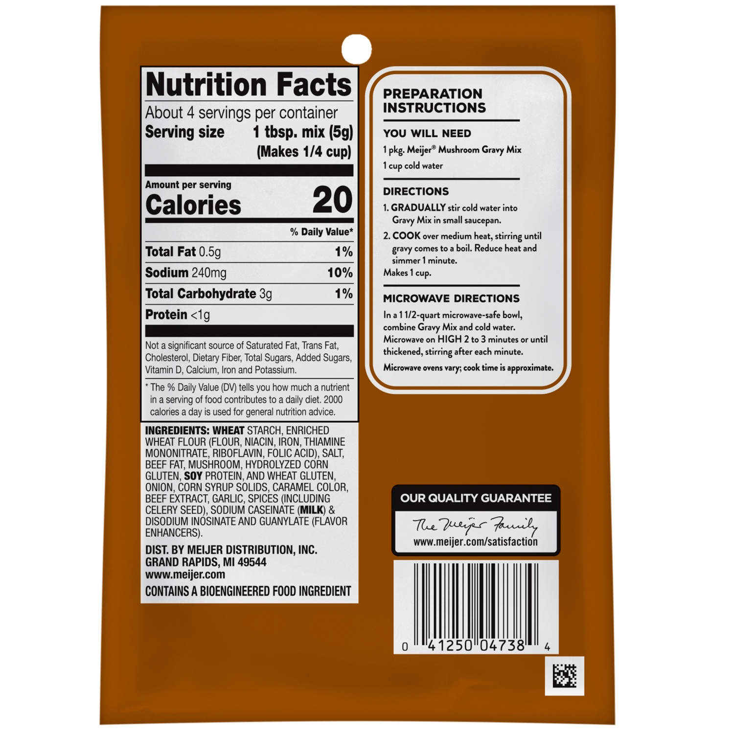 slide 2 of 2, Meijer Mushroom Gravy Mix - 0.75 oz, 0.75 oz