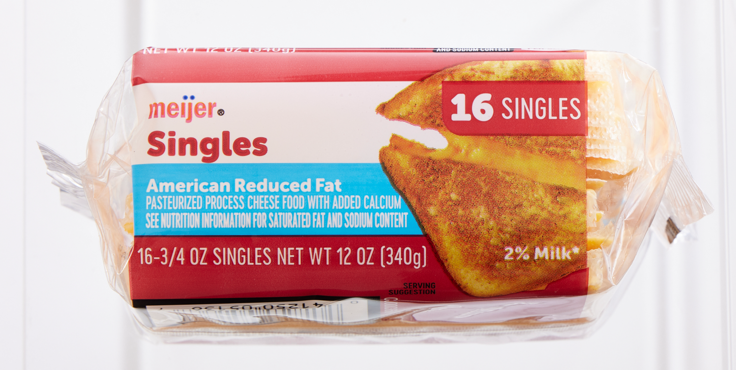 slide 6 of 6, Meijer American Cheese Singles, 12 oz