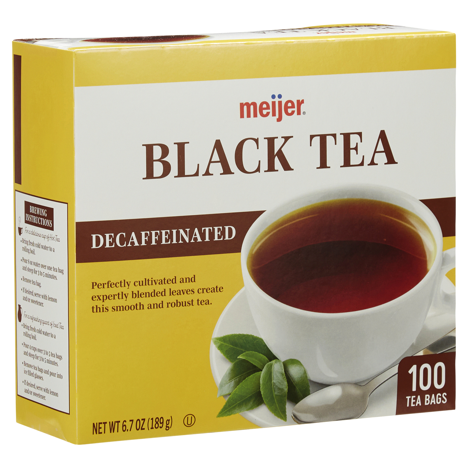 slide 4 of 5, Meijer Decaf Black Tea- 100 ct, 100 ct