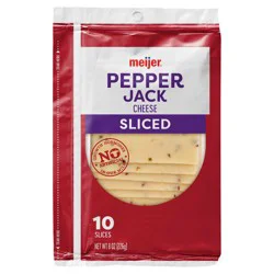 Sliced Pepper Jack Cheese, 8 Oz
