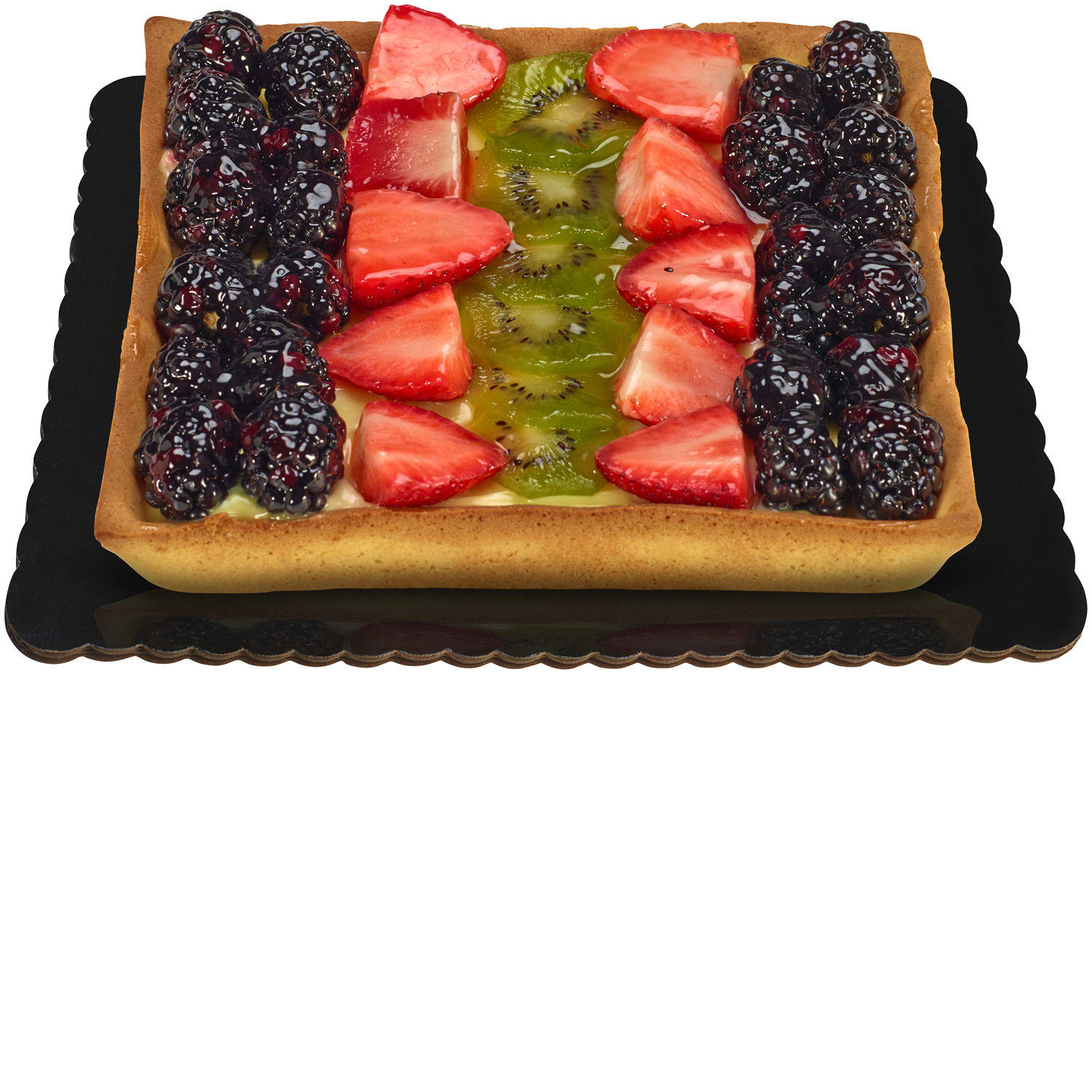 slide 1 of 1, FRESH FROM MEIJER Meijer Round Cake, Fruit Tart, 8", 45 oz, 38 oz
